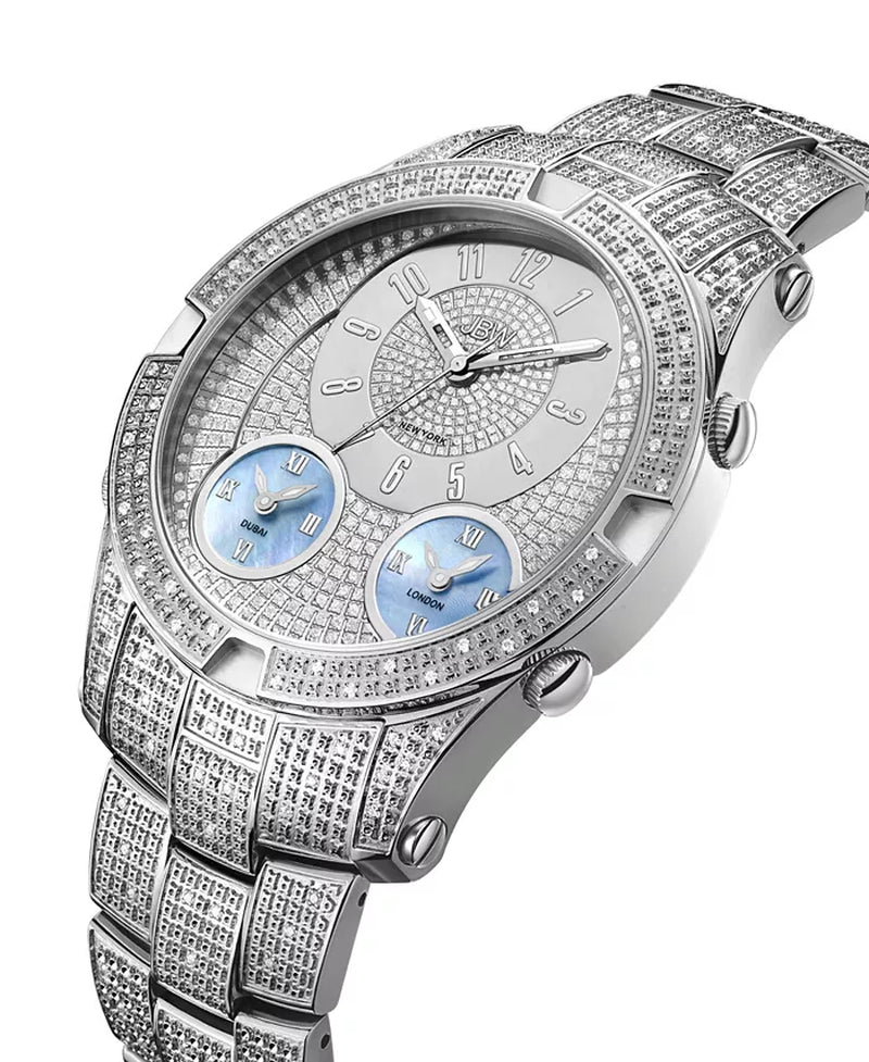 Men'S Jet Setter III Diamond (1 Ct.T.W.) Stainless Steel Watch